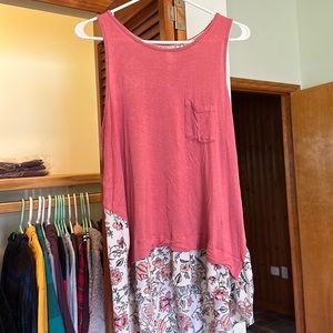 Floral pattern tank top